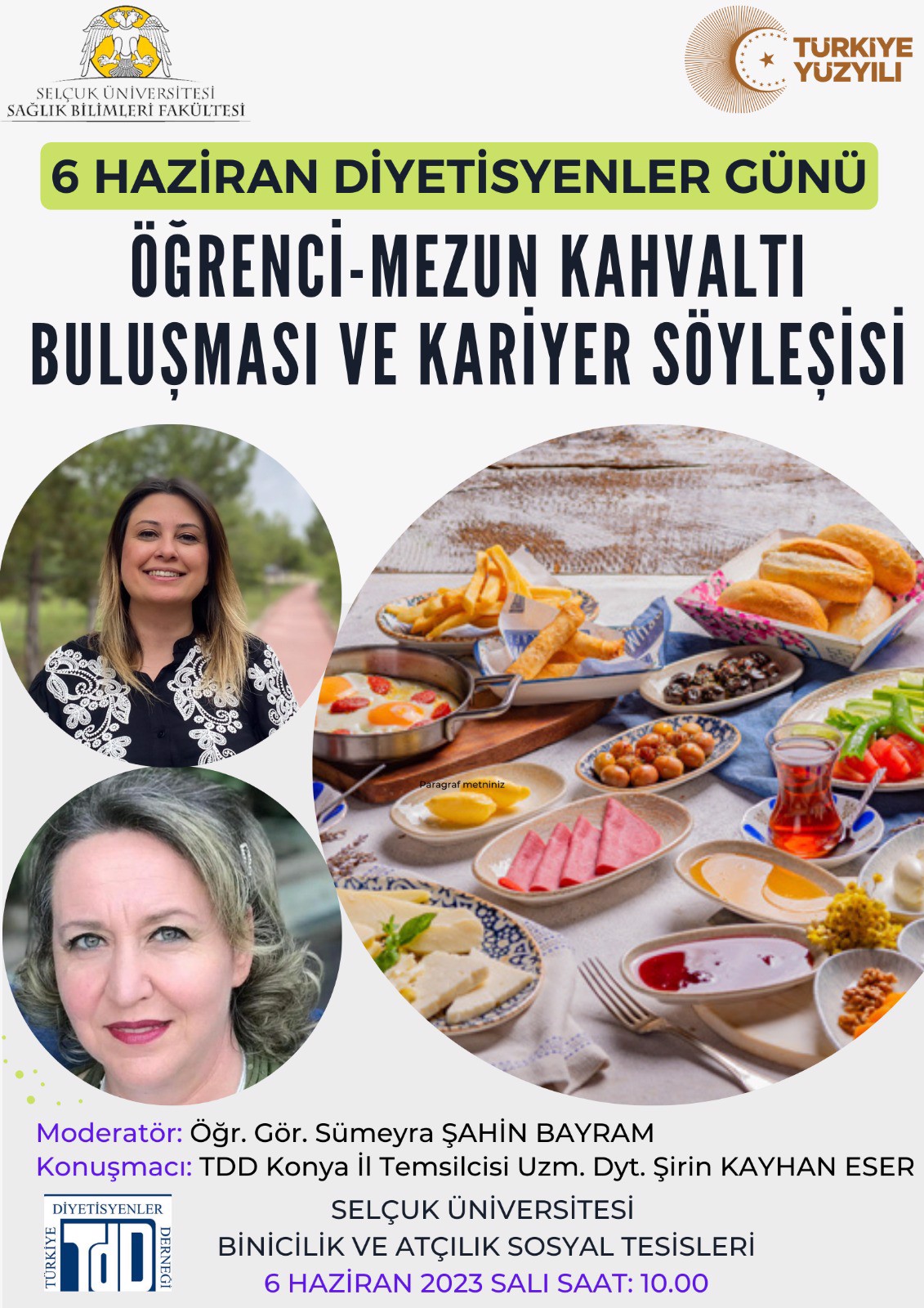 Diyetisyenler Günü Öğrenci- Mezun Kahvaltı Buluşması ve Kariyer Söyleşisi
